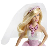 Royal Fairytale Barbie Bride Doll CFF37 - Colorland Toys